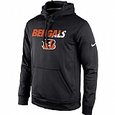 Men's Cincinnati Bengals Nike Kick Off Staff Performance Pullover Hoodie - Black,baseball caps,new era cap wholesale,wholesale hats